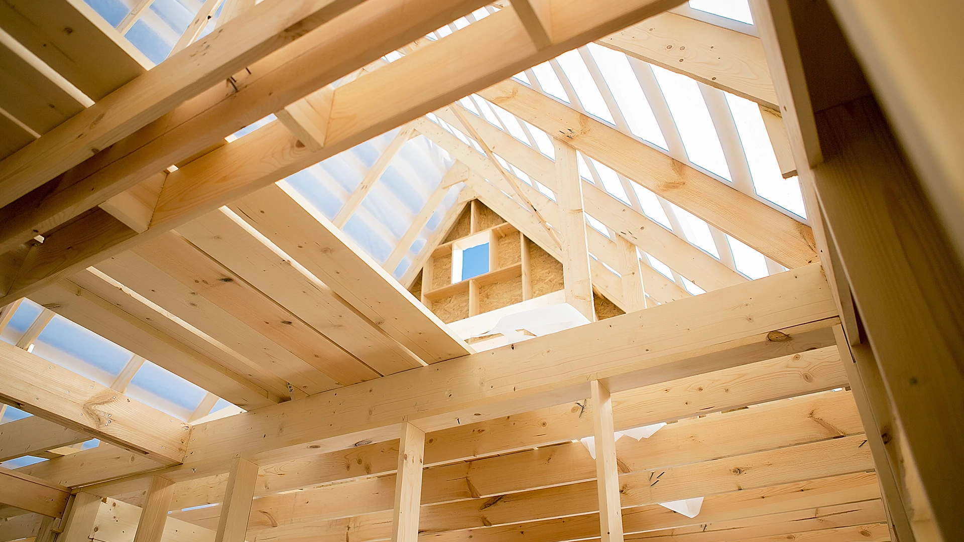 Dach - Dachstuhl aus Holz