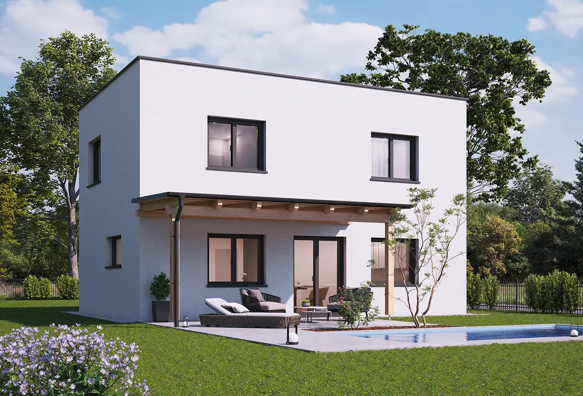 Barrierefreier Bungalow mit ebenerdigem Garten