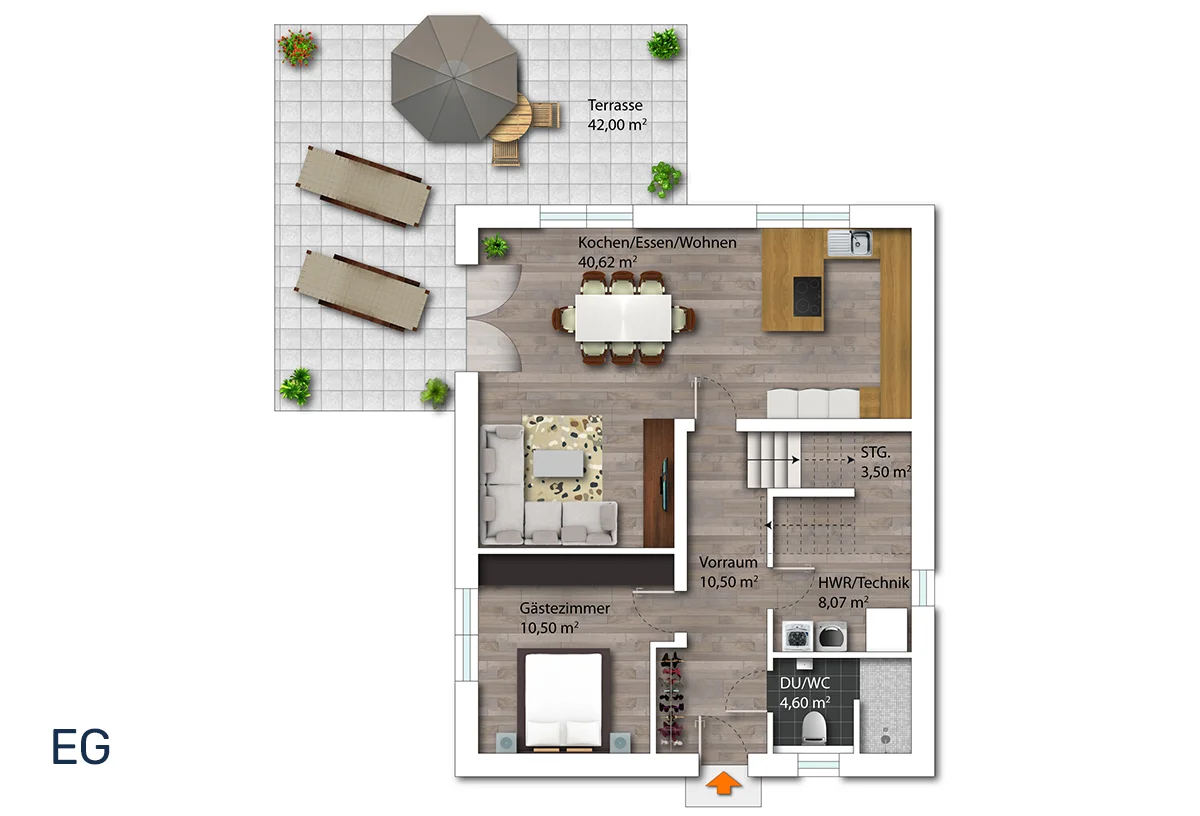 Vorteilshaus HERA Grundriss EG