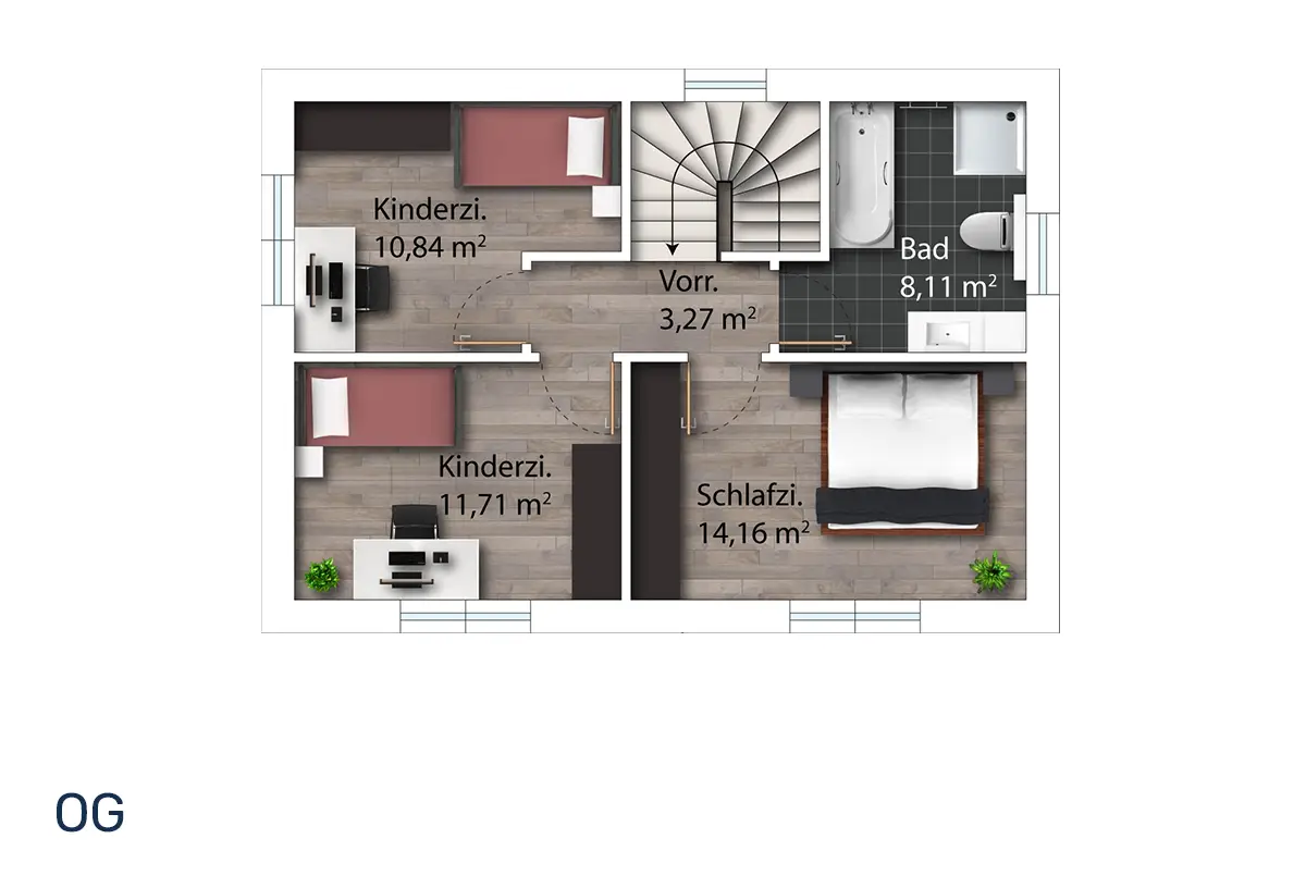 Vorteilshaus ALEA 2 Grundriss Obergeschoss
